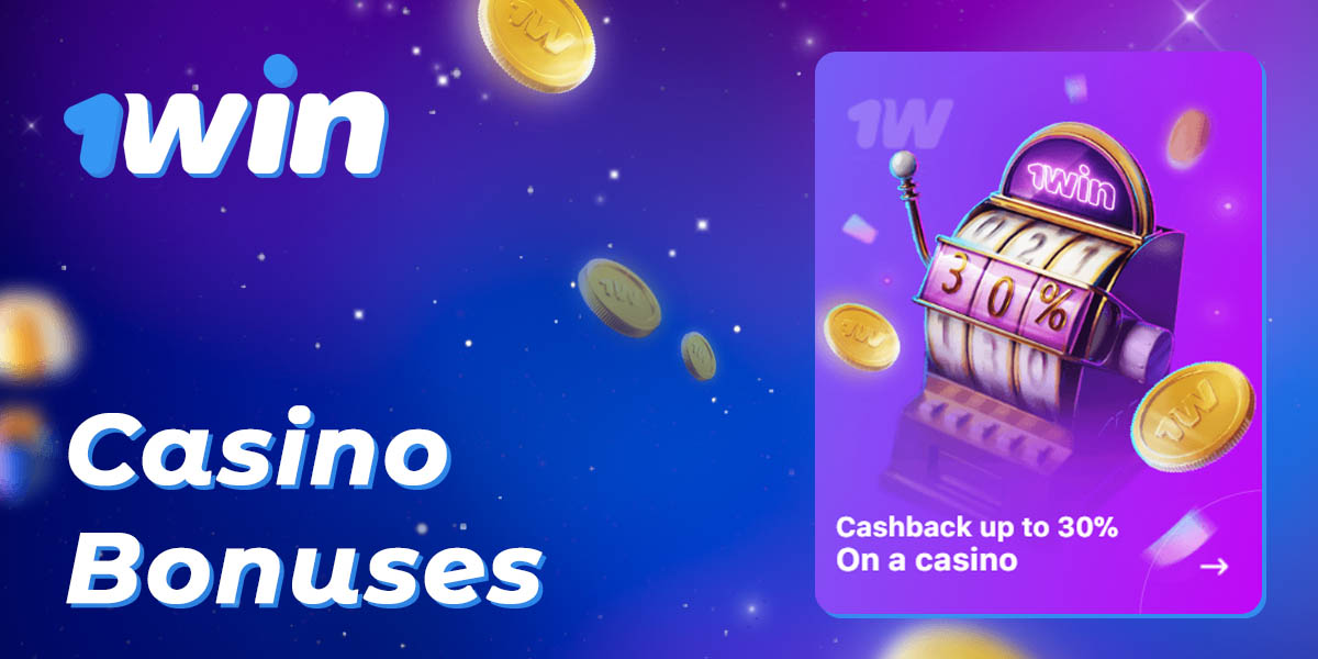 List and description of bonuses available at 1Win online casino
