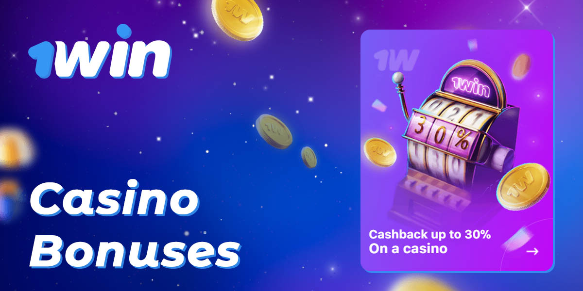 What bonuses for online casino online casino platform 1Win offers to Indian users
