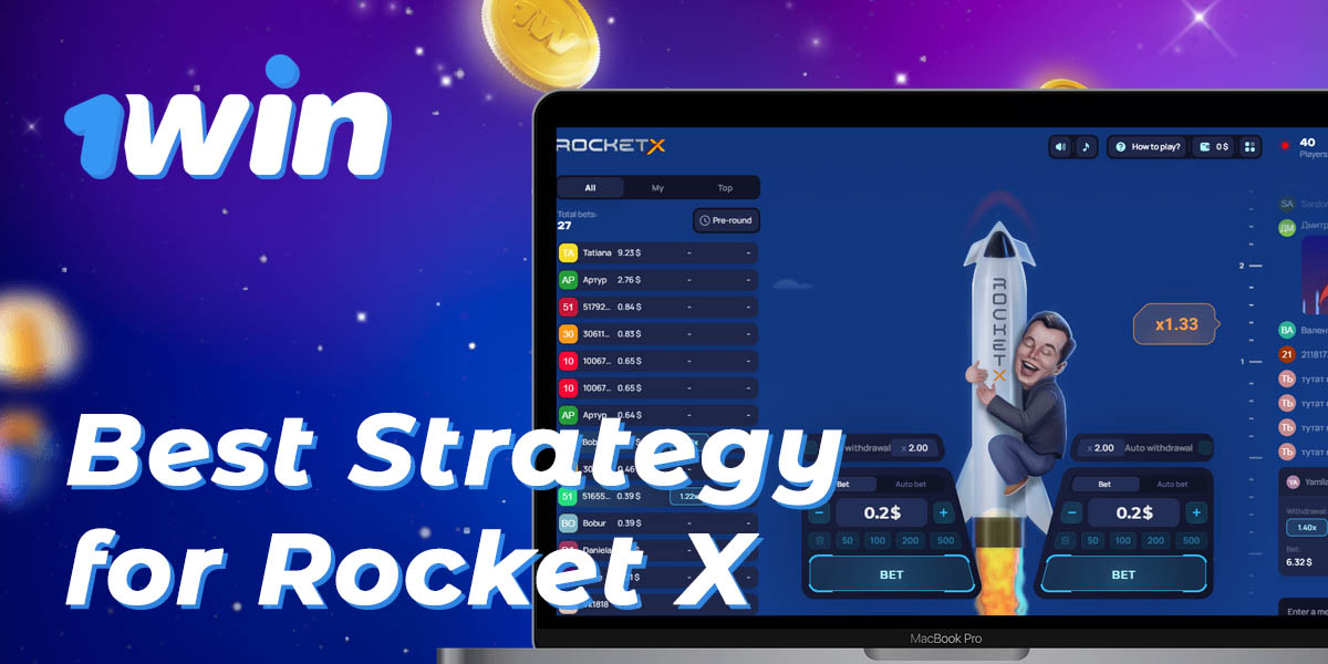 Best strategies for playing Rocket X at 1Win India online casino site
