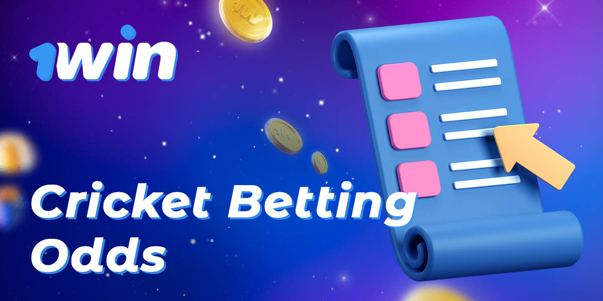 What odds bookmaker 1Win offers on cricket for Indian users
