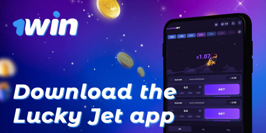 How and on which devices you can download 1Win application for Lucky Jet game
