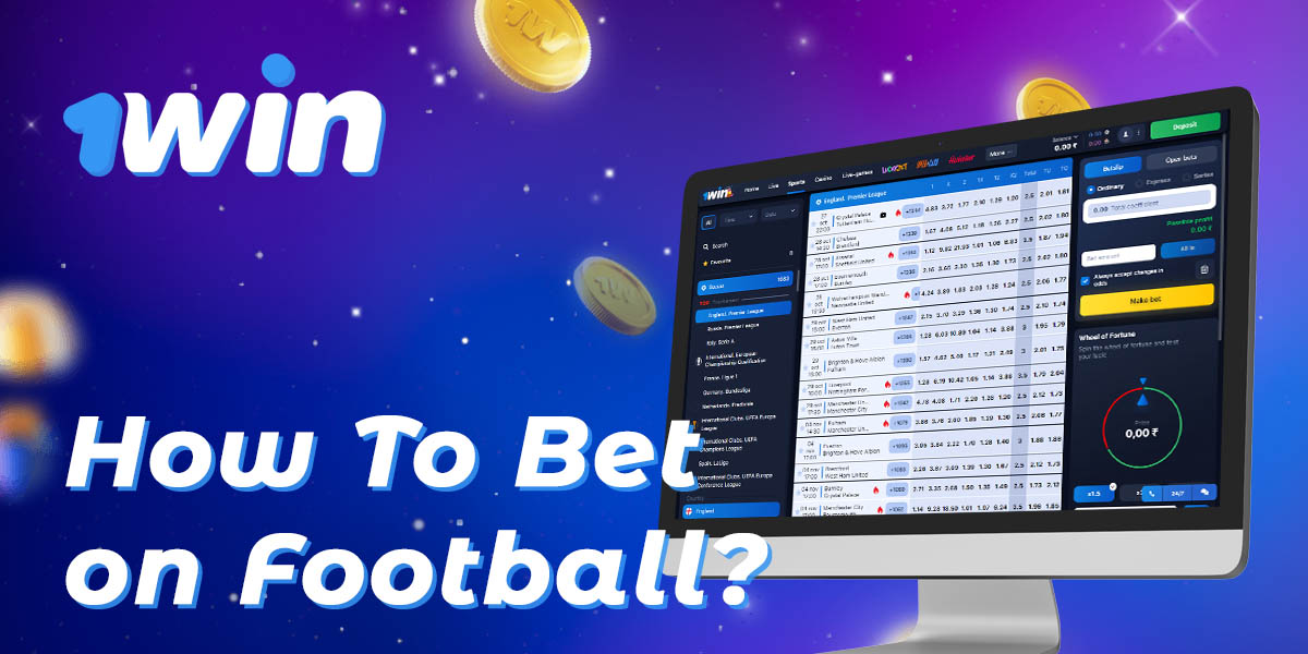 Step-by-step instructions on how to place your first soccer bet on 1Win
