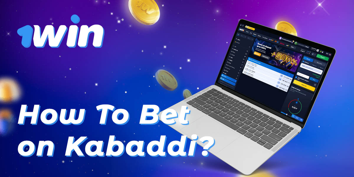 Step by step instructions on how to start betting on Kabaddi on 1Win
