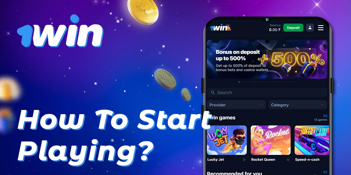 How Indian users can start playing at 1Win online casino
