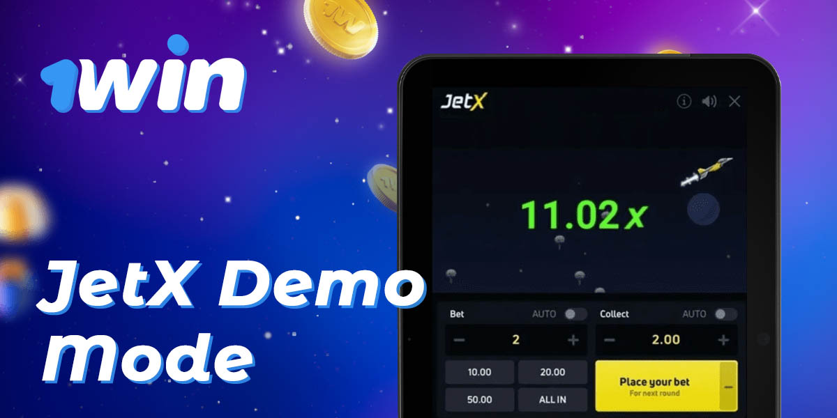 Before you start playing for real money, test the free demo version of JetX!
