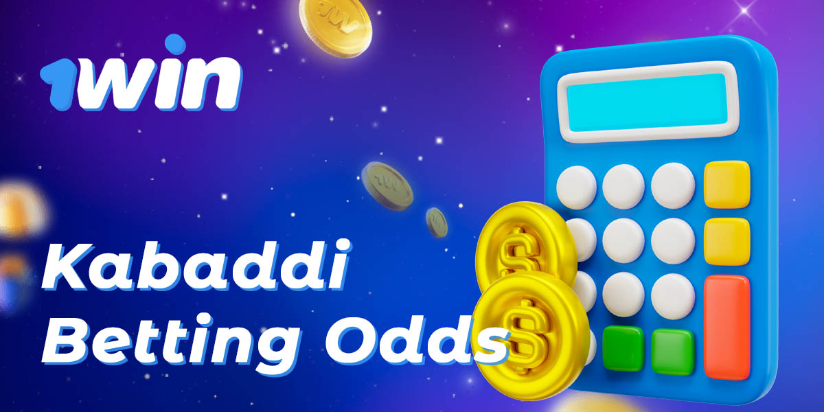 Odds that 1Win offers for kabaddi betting
