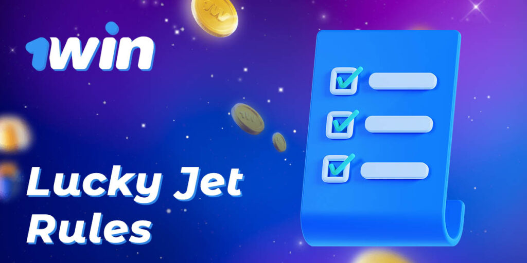 Rules of Lucky Jet game available on 1Win website
