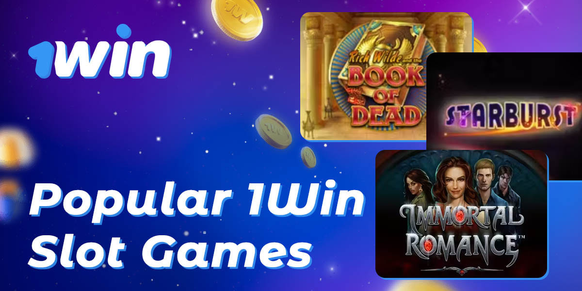 The most popular slots at 1Win India online casino site
