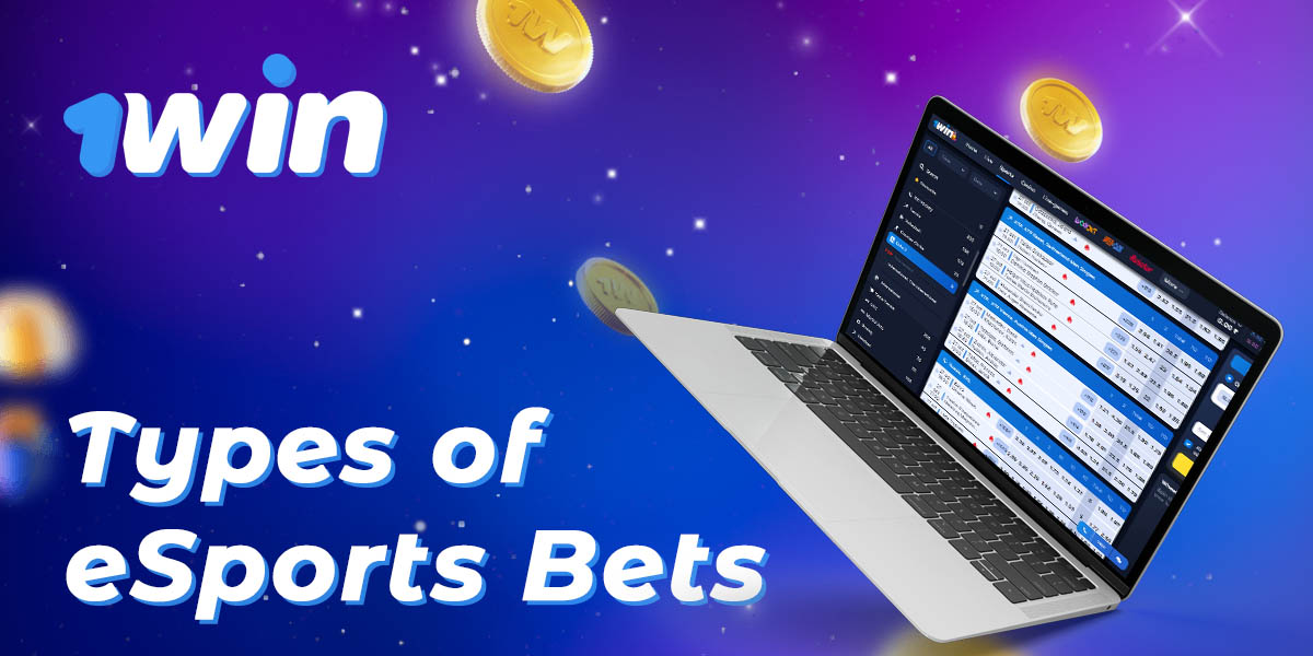 What types of bets are available to 1Win users from India
