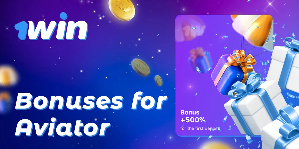 List of bonuses available to Aviator fans on 1Win