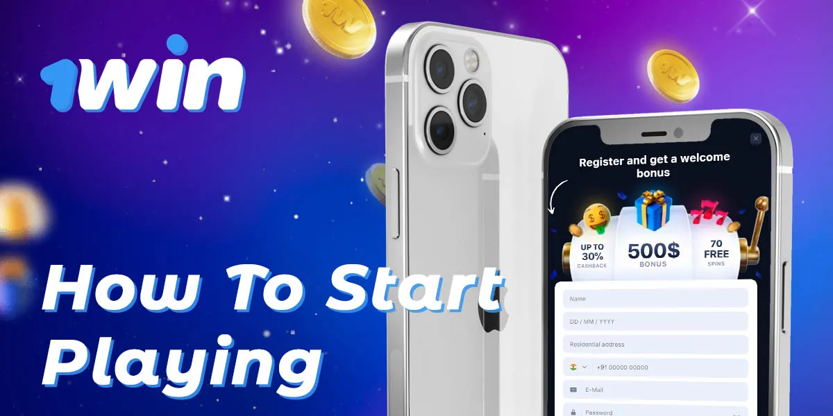 How Indian users can start playing Rocket X on 1Win 